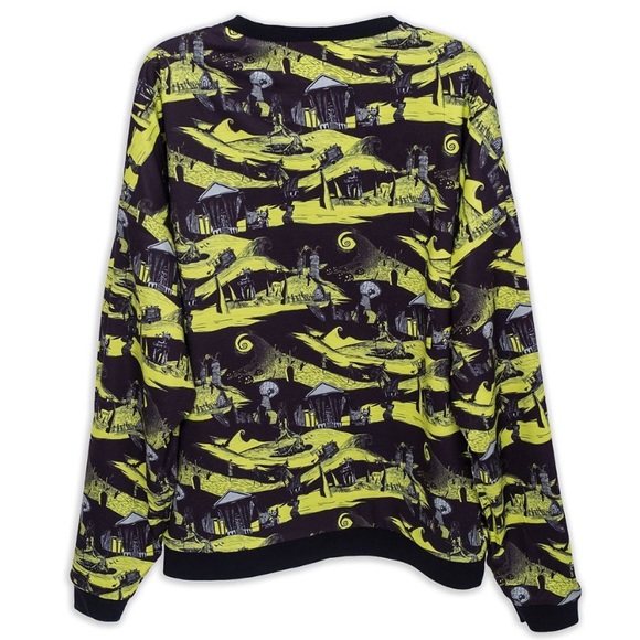 The Nightmare Before Christmas Jack Skellington and Sally Reversible Sweatshirt - Picture 4 of 4